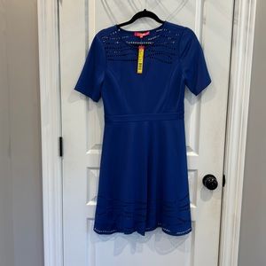 Catherine malandrino blue size 8 dress